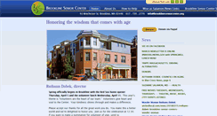 Desktop Screenshot of brooklineseniorcenter.org