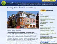 Tablet Screenshot of brooklineseniorcenter.org
